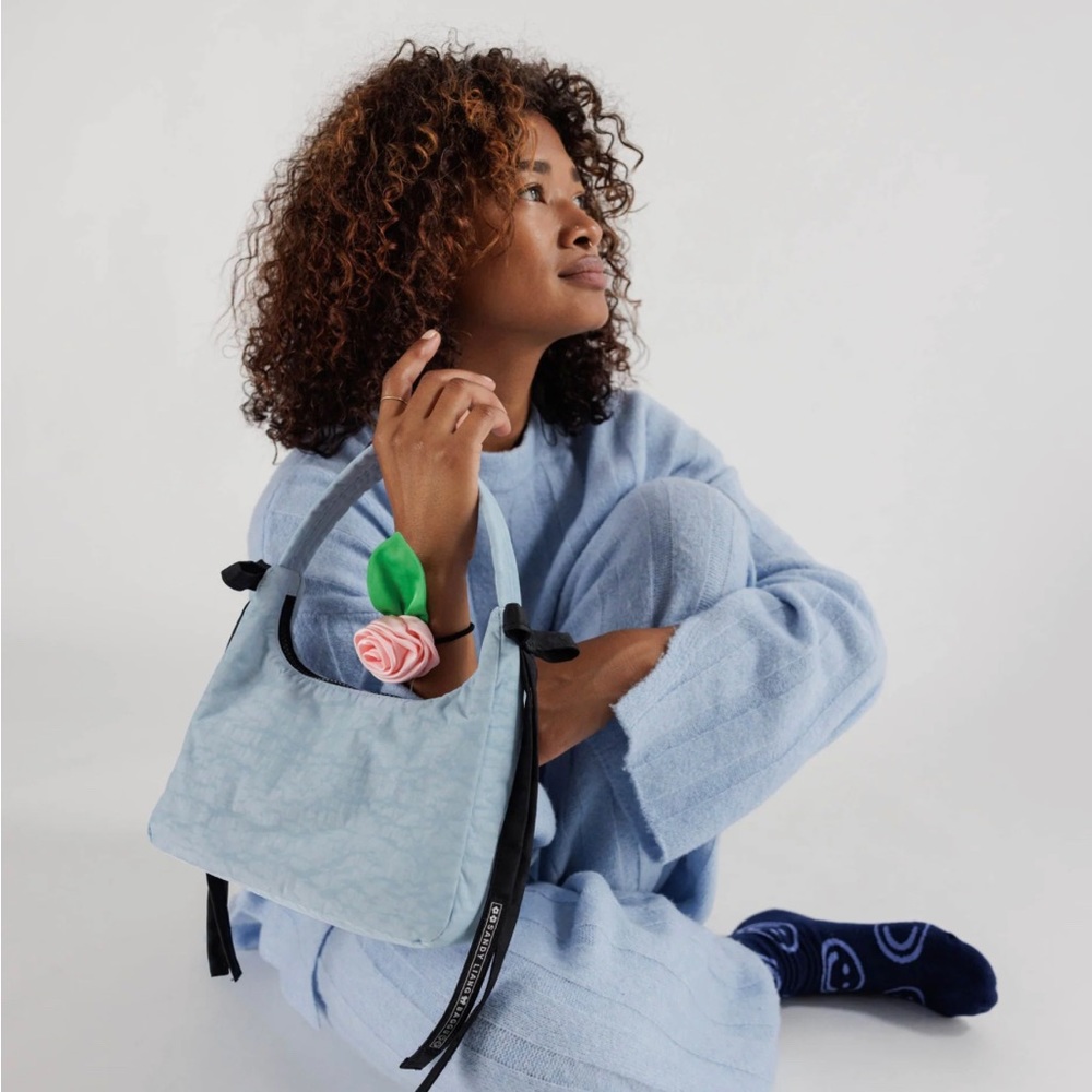 NWT Sandy Liang x Baggu Mini Bow Bag in Powder Blue